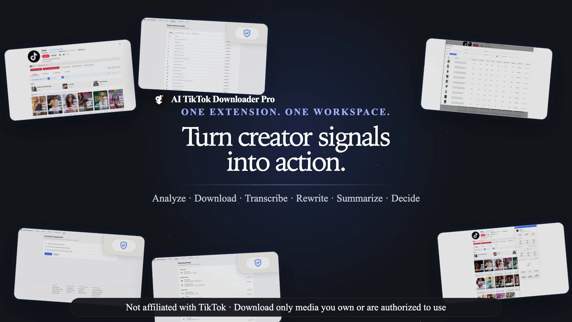 One workflow, every angle.